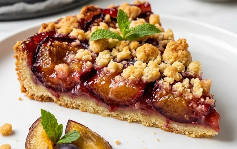 Pflaumenkuchen mit Streuseln aus der Springform Rezept